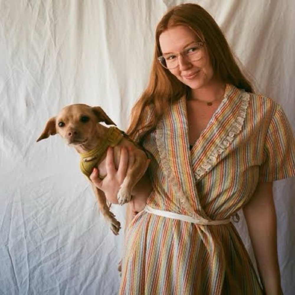 rainbow wrap dress